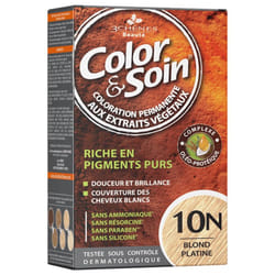 3 Chênes Color & Soin Coloration Permanente 10N - Blond Platine 60ml