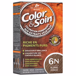 Les 3 Chênes Color & Soin Coloration Permanente est une coloration aux extraits végétaux permettant de couvrir 100% des cheve ...