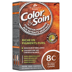 3 Chênes Color & Soin Coloration Permanente 8C - Blond Cuivré 60ml