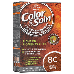 3 Chênes Color & Soin Coloration Permanente 8C - Blond Cuivré 60ml