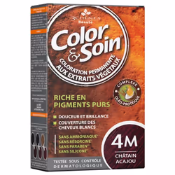 Les 3 Chênes Color & Soin Coloration Permanente est une coloration aux extraits végétaux permettant de couvrir 100% des cheve ...