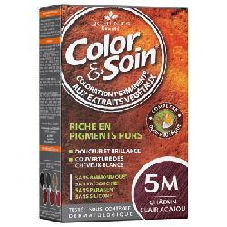 3 Chênes Color & Soin Coloration Permanente 5M - Châtain Clair Acajou 60ml