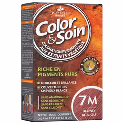 Les 3 Chênes Color & Soin Coloration Permanente est une coloration aux extraits végétaux permettant de couvrir 100% des cheve ...