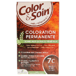 3 Chênes Color & Soin Coloration Permanente 7C - Blond Terre Cuivré 60ml