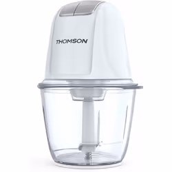 Mini Hachoir 260 W - Thomson - Blanc (THMG21260) - Le Mini hachoir de THOMSON est d'une Puissance de 260 Watts avec un Bol de ...