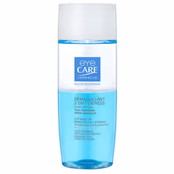 Eye Care Démaquillant 2 en 1 Express 150 ml est une solution démaquillante biphasique, spécialement étudiée pour le maquillag ...