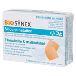 Biosynex Protection Auditive Natation Enfant 3 Paires