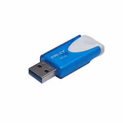 PNY Attaché 4 3.0 64 GB lecteur USB flash 64 Go USB Type-A 3.2 Gen 1 (3.1 Gen 1) Bleu, Blanc - Vue supplémentaire 2