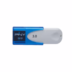 PNY Attaché 4 3.0 64 GB lecteur USB flash 64 Go USB Type-A 3.2 Gen 1 (3.1 Gen 1) Bleu, Blanc - Vue supplémentaire 3