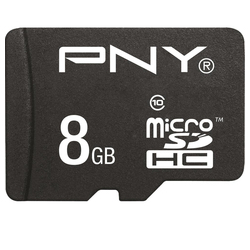 PNY 8GB, Class 10, MicroSD 8 Go MicroSDHC Classe 10