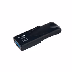 PNY Attache 4, 256 Go, USB Type-A, 3.2 Gen 1 (3.1 Gen 1), 80 Mo/s, Sans capuchon, Noir