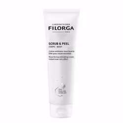 Le peeling de soin corporel Filorga Scrub & Peel lisse, renouvelle et hydrate parfaitement votre peau en une seule étape.
