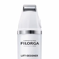 Le sérum liftant avec applicateur massant Filorga Lift Designer souligne les traits et les contours du visage
