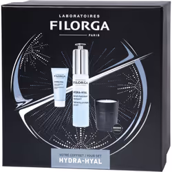 Tout pour un visage resplendissant dans un même coffret. Un coffret beauté FILORGA GIFTSET HYDRA-HYAL fera plaisir à vos proc ...