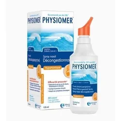 PHYSIOMER Hypertonique, le spray nasal décongestionnant 135ml +2 ans
