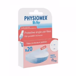 Il soulage de manière hygiénique le nez encombré de bébé.
Le paquet comporte 20 filtres