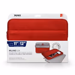 Port Designs Milano sacoche d'ordinateurs portables 30,5 cm (12") Housse Rouge - Vue supplémentaire 4