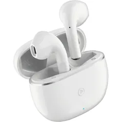 Écouteur Bluetooth sans Fil Blanc - Réception d'Appels et de Musique - Casque FPYTWSBOUTON