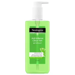 Neutrogena Anti-Brillance Citron Vert Gel Nettoyant 200 ml