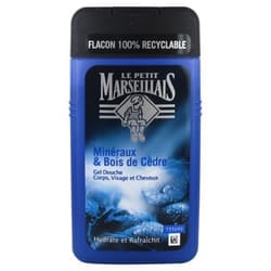 Le Petit Marseillais Gel Douche Minéraux & Bois de Cèdre 250 ml