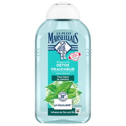 Le Petit Marseillais Shampoing Détox Fraîcheur Infusion de Thé Vert Bio 250 ml