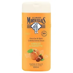 Le Petit Marseillais Douche & Bain Crème Extra Doux Abricot & Noisette 650 ml