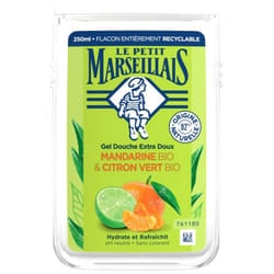 Le Petit Marseillais Gel Douche Extra Doux Mandarine & Citron Vert Bio 250 ml