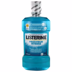 Listerine Bain de Bouche Fraîcheur Intense 500 ml est un bain de bouche quotidien qui s'utilise en complément du brossage. Il ...