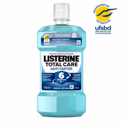 Le plus complet des bains de bouche LISTERINE® SANS ALCOOL. POUR UN SOURIRE PLUS CONFIANT, UTILISEZ LISTERINE® ANTI-TARTRE 2  ...