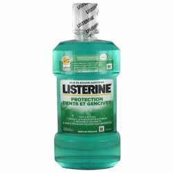 Listerine Bain de Bouche Protection Dents et Gencives Menthe Fraîche 500 ml est un bain de bouche quotidien triple action qui ...