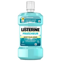 Listerine Bain de Bouche Fraîcheur Goût Plus Léger 500 ml