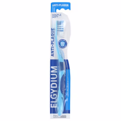 Elgydium Anti-Plaque Brosse à Dents Souple - Couleur : Turquoise