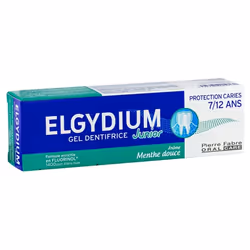 Elgydium Gel Dentifrice Junior Protection Caries 7/12 Ans Menthe Douce 50 ml