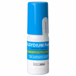Elgydium Fresh Spray Buccal 15 ml est un spray qui aide à lutter contre la mauvaise haleine.