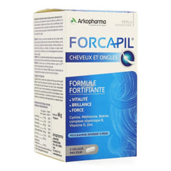 FORCAPIL Cheveux et Ongles 180 GÉLULES
