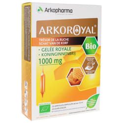 Arkopharma Arko Royal Trésor de la Ruche Gelée Royale 1000 mg Bio 20 Ampoules