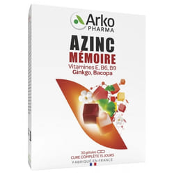 Arkopharma Azinc Mémoire 30 Gélules
