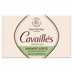 ROGE CAVAILLESSavon extra-douxAmande vertePeaux sensibles150gProduit iconique de la marque Cavaillès, le Savon Surgras est sy ...