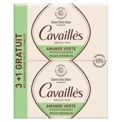 Savon Extra-doux Amande Verte 4x250g Rogé Cavaillès