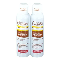 Roge Cavailles Homme Deo Absorb + 48h Spray 2x150ml