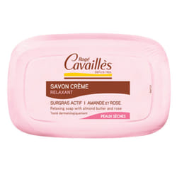 Rogé Cavaillès Savon Crème Relaxant Amande et Rose 115 g