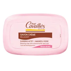 Rogé Cavaillès Savon Crème Relaxant Amande et Rose 115 g