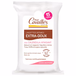 Rogé Cavaillès Lingettes Intimes Extra-Douces 15 Lingettes sont des lingettes pratiques et efficaces. Elles sont enrichies en ...