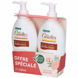 Rogé Cavaillès Soin Toilette Intime Extra-Doux Lot de 2 x 250 ml