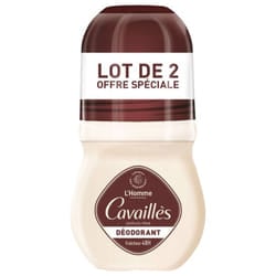 Cavaillès Dermato 48H Homme Déodorant Roll-On Lot de 2 x 50 ml