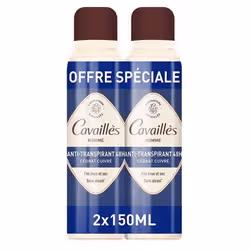 Cavaillès Homme Anti-Transpirant 48H Spray Lot de 2 x 150 ml