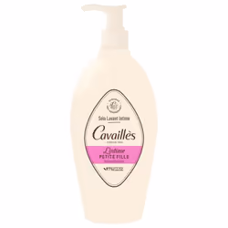 Rogé Cavaillès Soin Lavant Intime Petite Fille 250 ml est un soin surgras sans savon pour l'hygiène intime.