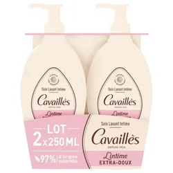 Cavaillès Soin Lavant Intime Extra-Doux Lot de 2 x 250 ml