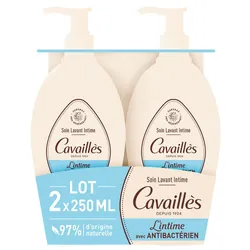 Soin Lavant Antibactérien 2x250ml Intime Rogé Cavaillès