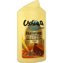 Ushuaia Hammam Savon d’alep & miel d’acacia gel douche Femmes Corps 250 ml